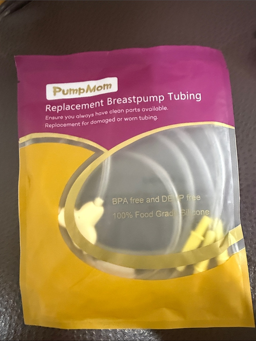 Replacement Breastpump Tubing — Yellow Silicone